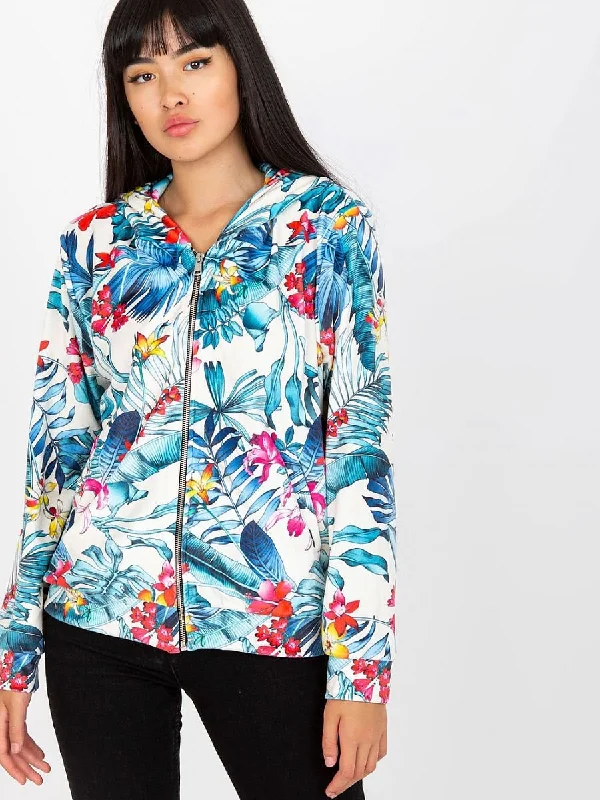 Sweatshirt Rue Paris Hoodie with Mesh Breathable Sporty