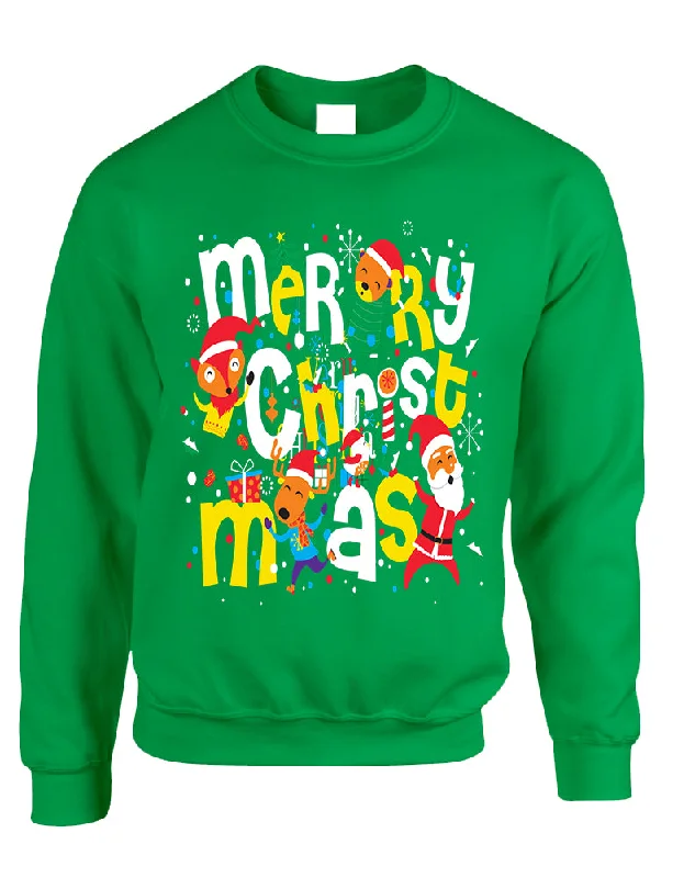 Adult Sweatshirt Merry Christmas Party Fireworks Ugly Xmas Gift Hoodie with Batwing Sleeves Loose Dramatic Adult Sweatshirt Merry Christmas Party Fireworks Ugly Xmas Gift Hoodie with Batwing Sleeves Loose Dramatic