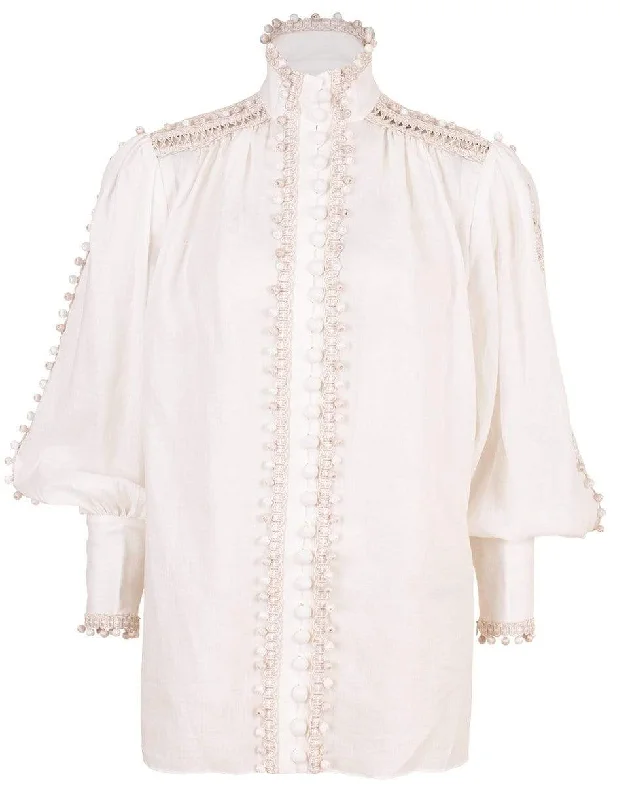 Super Eight Corded Blouse Stylish Wrap Blouse