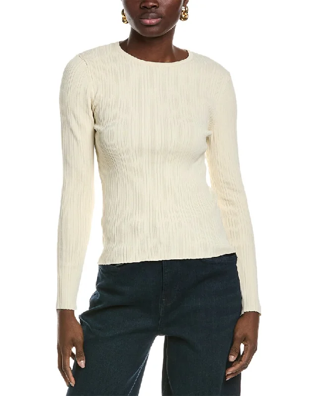 Kenneth Cole Multi Rib Sweater Collared Crew Neck Turtle Neck