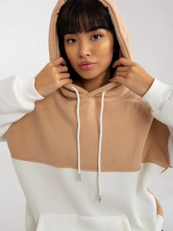 Sweatshirt Rue Paris Hoodie Jacket Zipper Layering