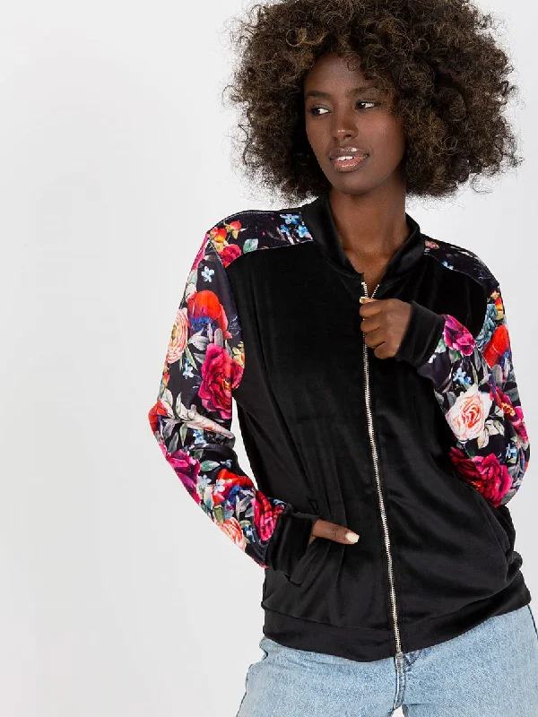 Sweatshirt Rue Paris Hoodie with Tie-Dye Psychedelic Retro