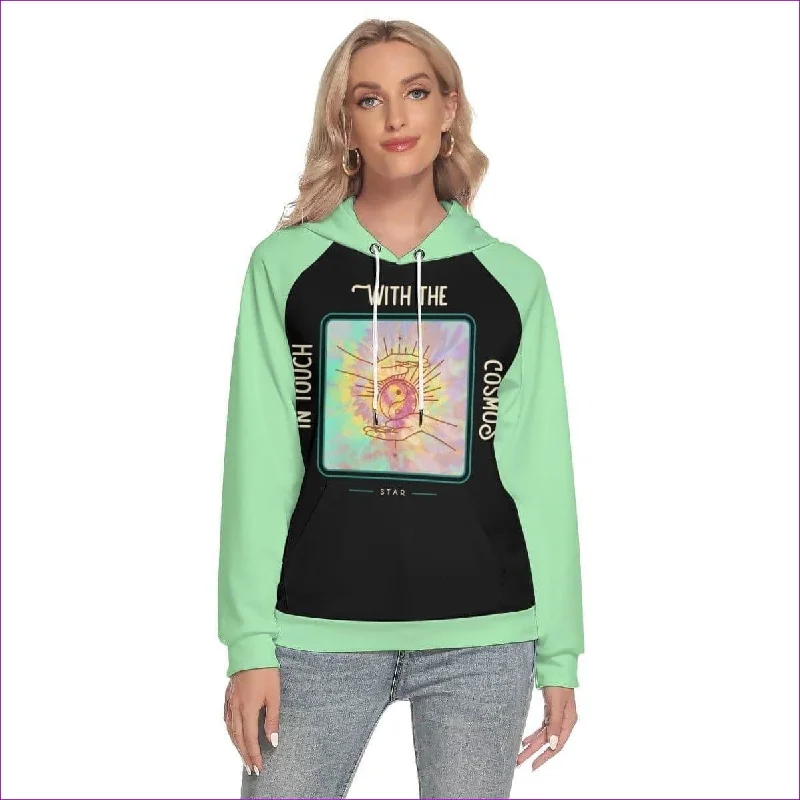 In Touch Womens Hoodie With Raglan Sleeve Hoodie with Belted Waist Structured Tailored In Touch Womens Hoodie With Raglan Sleeve Hoodie with Belted Waist Structured Tailored