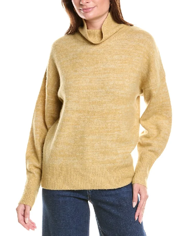 27 Miles Malibu Oversized Cashmere, Silk, & Wool-Blend Sweater Stretchy Elastic Breathable 27 Miles Malibu Oversized Cashmere, Silk, & Wool-Blend Sweater Stretchy Elastic Breathable