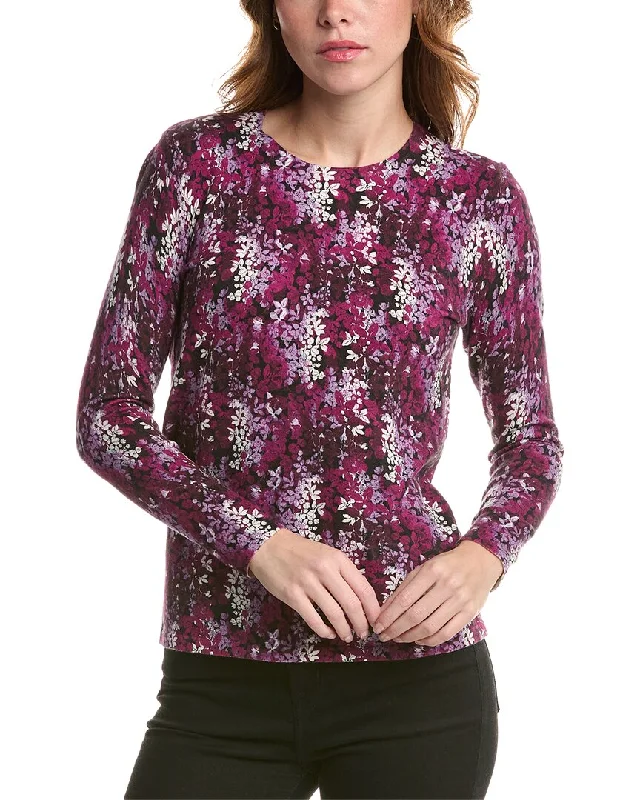 Edinburgh Knitwear Floral Sweater Wool Fabric Cashmere Fabric Tweed Fabric
