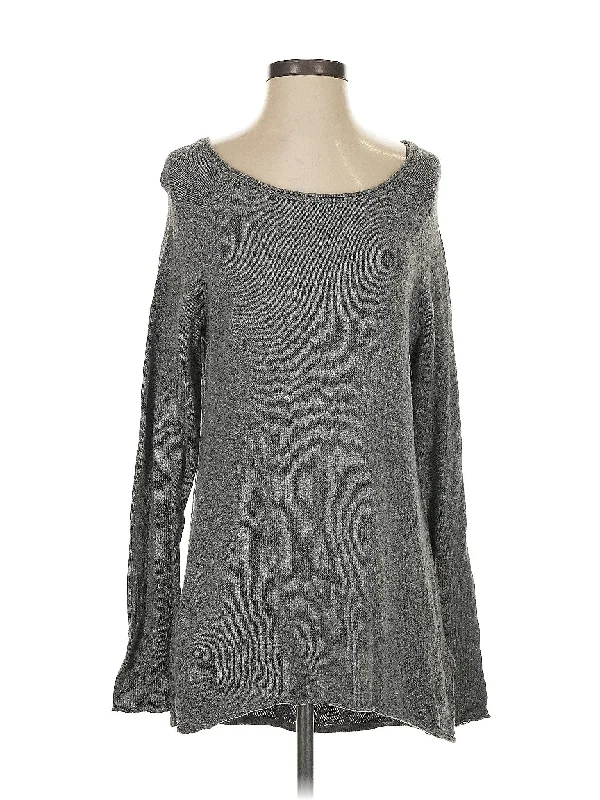 Pullover Sweater Turtle Neck Boat Neck Asymmetrical Neck