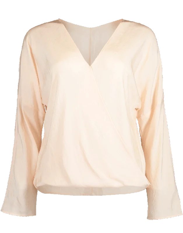 Crossover Blouse Modern Oversized Blouse