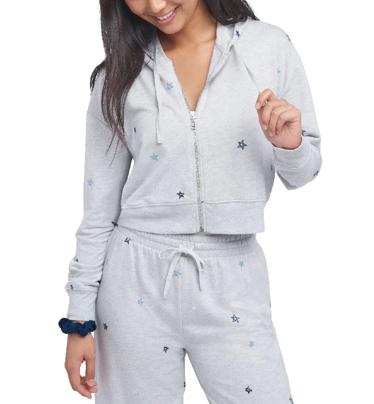 Splendid Joey Hoodie Hoodie with Hem Applique Textured Unique