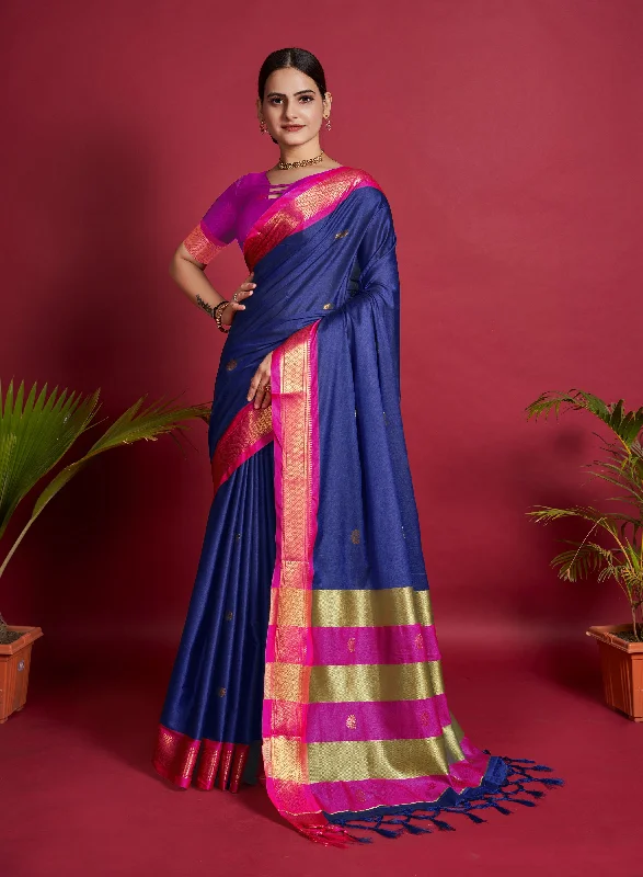 Women Violet Lichi Soft Silk Weaving Work Saree With Un-Stiched Blouse Modern Oversized Blouse Women Violet Lichi Soft Silk Weaving Work Saree With Un-Stiched Blouse Modern Oversized Blouse