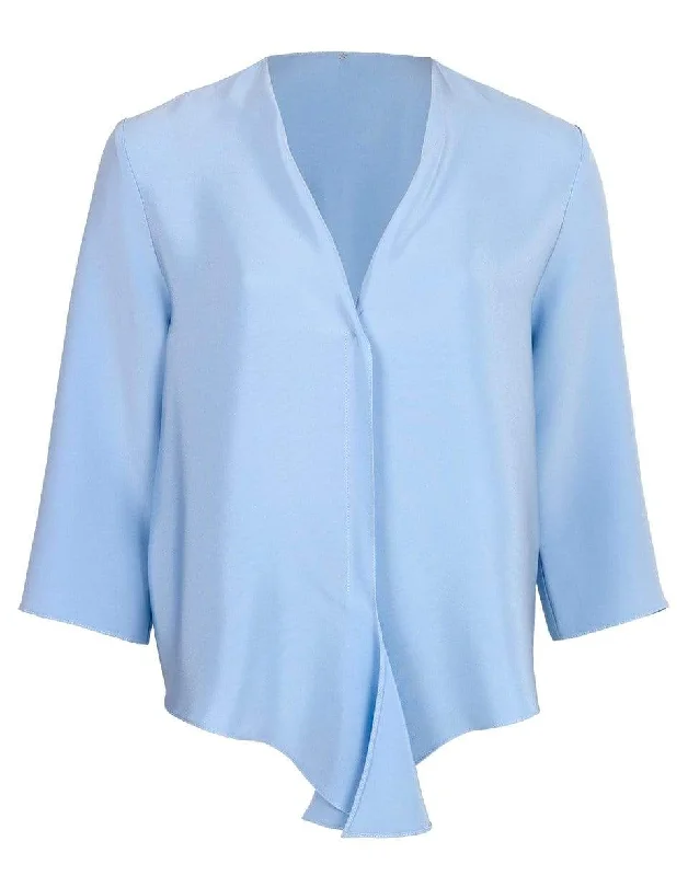 3/4 Length Sleeve Fling Blouse Sleeveless Chiffon Blouse
