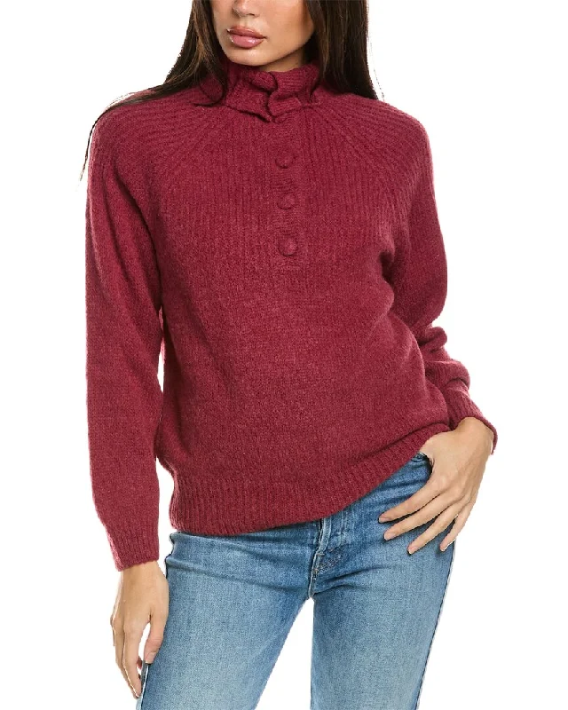 Nation LTD Tobi Alpaca-Blend Sweater Bright Pastel Dark