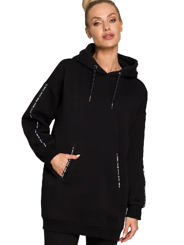Sweatshirt Moe Hoodie with V-Neck Classic Versatile