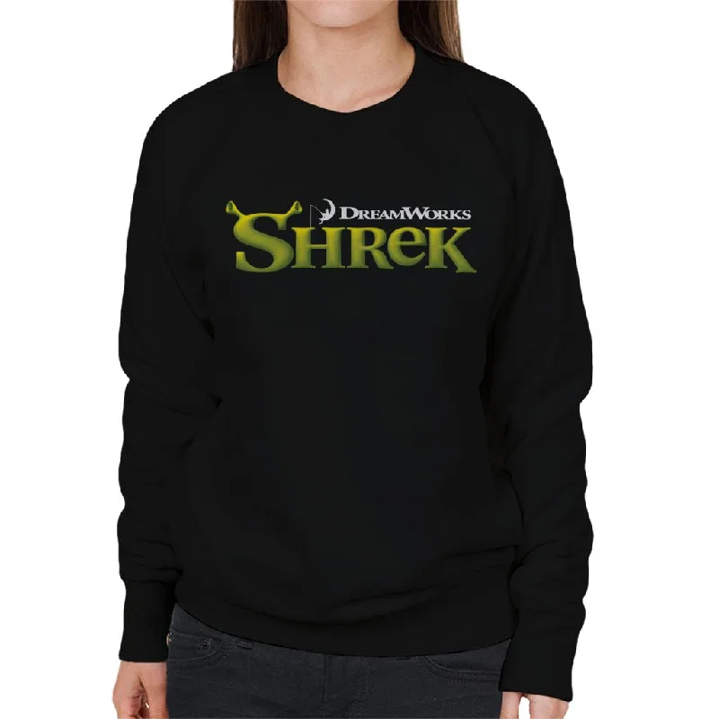 Shrek Logo Women's Sweatshirt Hoodie with Hem Drawcord Adjustable Customizable