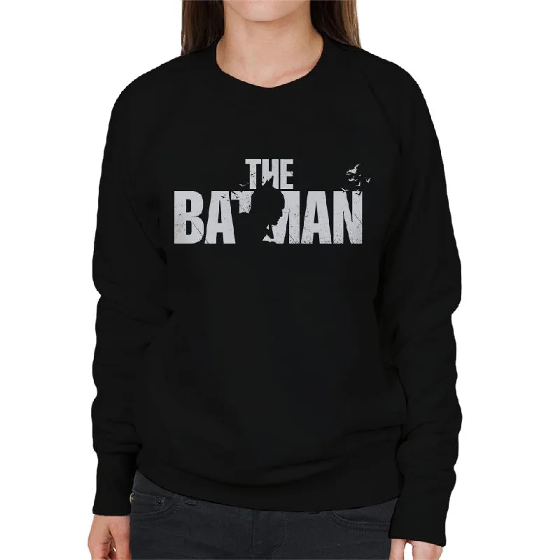 The Batman Silhouette Logo Women's Sweatshirt Hoodie with Hem Patch Decorative Personalized The Batman Silhouette Logo Women's Sweatshirt Hoodie with Hem Patch Decorative Personalized
