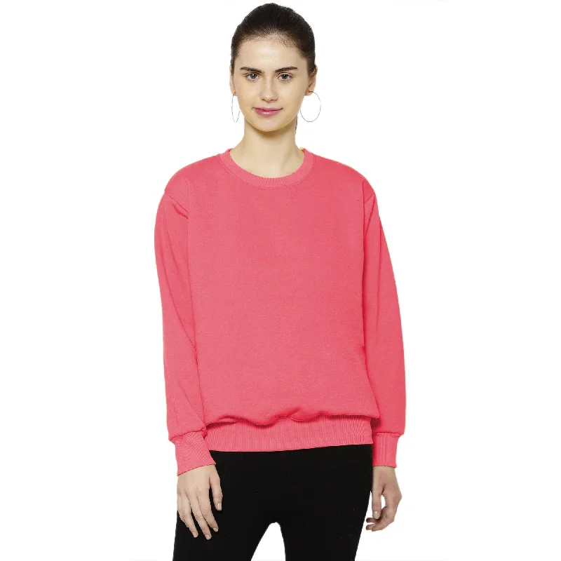 Vimal Jonney Fleece Round Neck Sweatshirt for Women Hooded Sweatshirt Casual Wear Street Style Vimal Jonney Fleece Round Neck Sweatshirt for Women Hooded Sweatshirt Casual Wear Street Style
