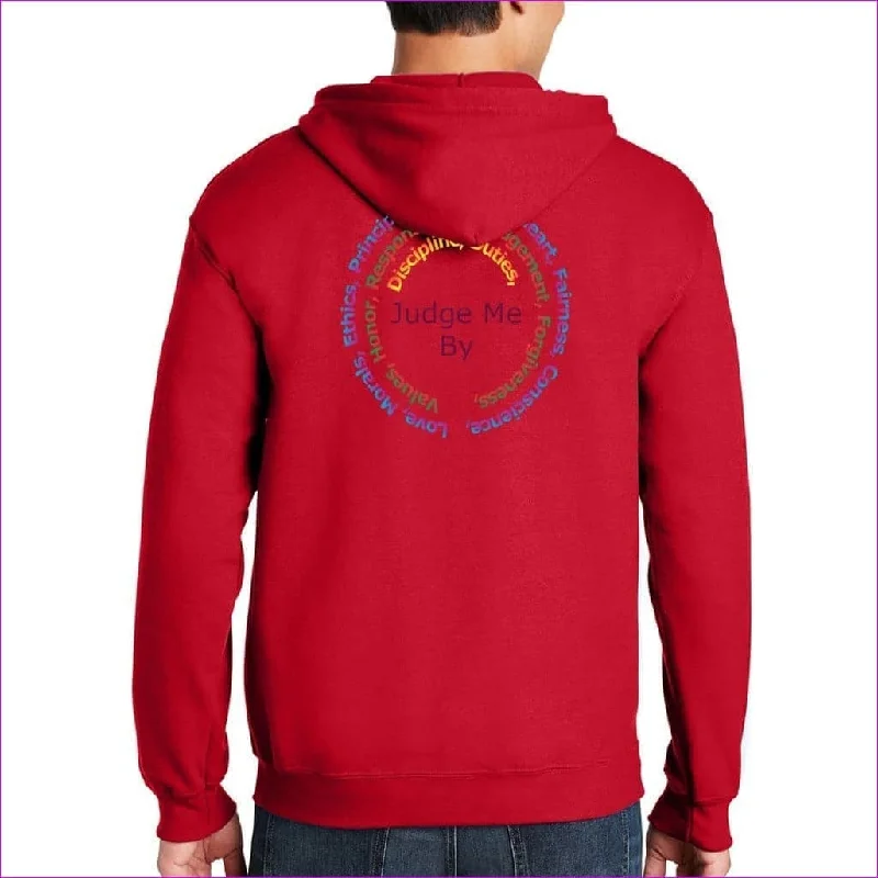 Stature & Character Heavy Blend Full-Zip Hooded Sweatshirt Hoodie with Typography Text Message