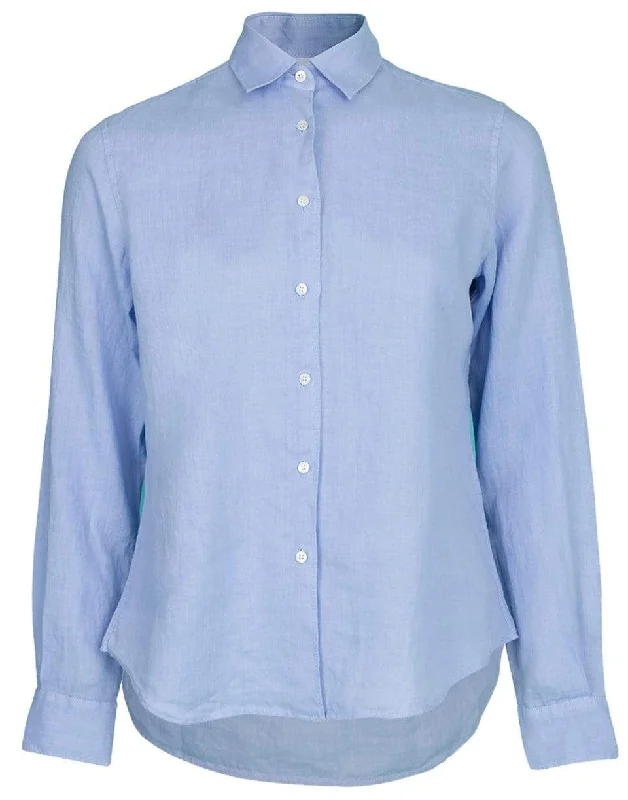 Classic Long Sleeve Linen Blouse Loose Oversized Blouse