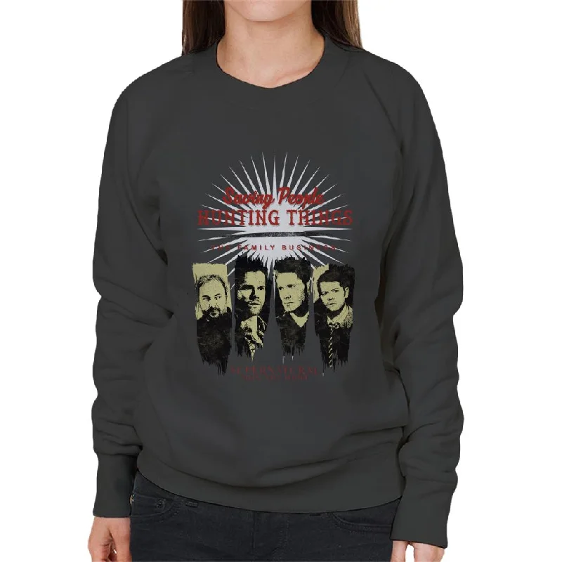 Supernatural Saving People Hunting Things Women's Sweatshirt Hoodie with Turtle Neck Cozy Winter Supernatural Saving People Hunting Things Women's Sweatshirt Hoodie with Turtle Neck Cozy Winter