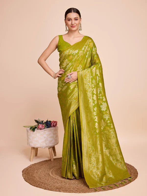 Women Lemon Kota Doriya Soft Silk Weaving Work Saree With Un-Stiched Blouse Office Formal Blouse Women Lemon Kota Doriya Soft Silk Weaving Work Saree With Un-Stiched Blouse Office Formal Blouse