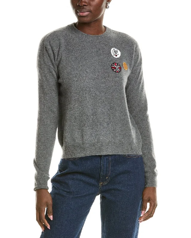 Minnie Rose Cashmere Sweater Modern Contemporary Chic