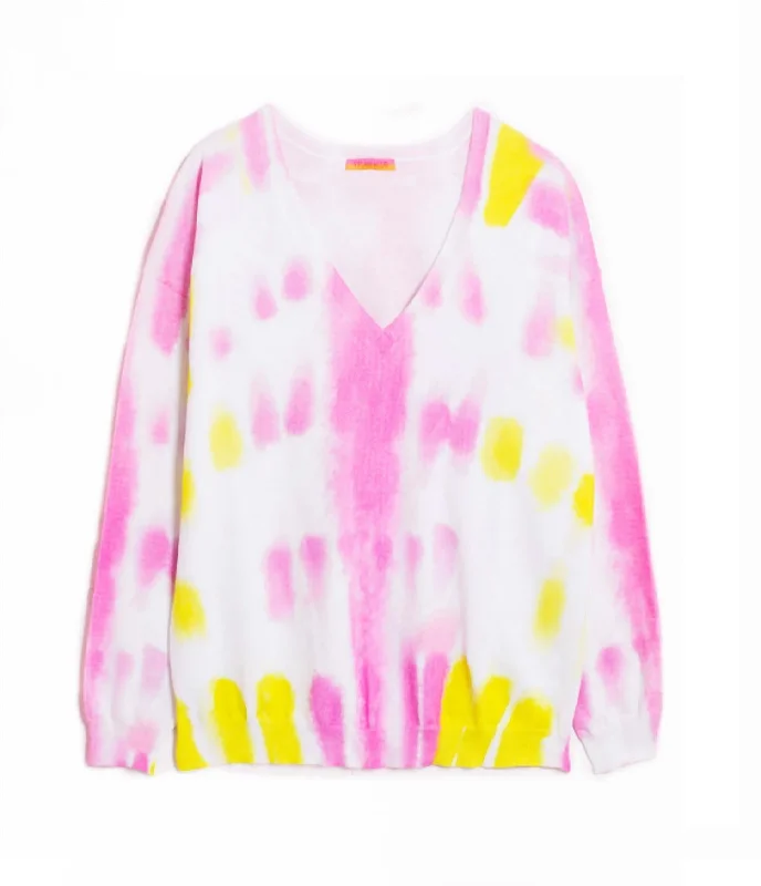 Women's Lara Sweater In Tie Dye Modern Contemporary Chic
