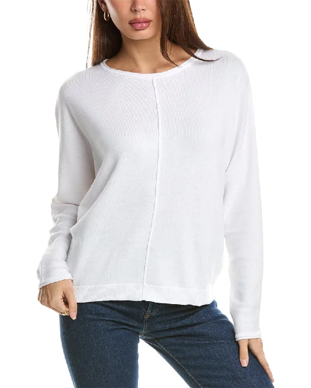 Forte Cashmere Bold Stripe Dolman Sweater Rayon Fabric Velvet Fabric Corduroy Fabric