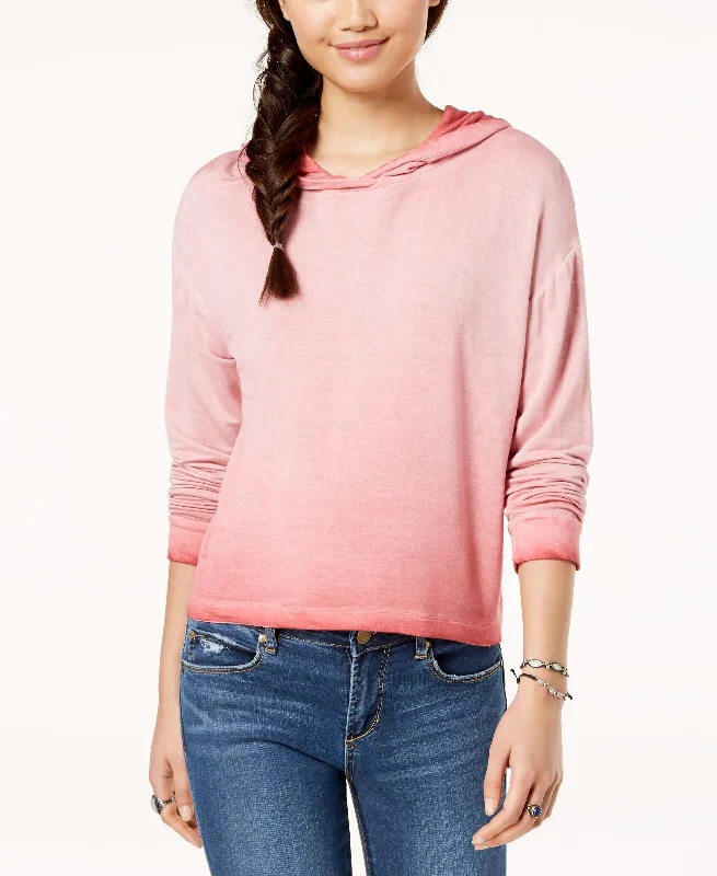 Hippie Rose Juniors Ombre Hoodie Hoodie with Bell Sleeves Flared Feminine