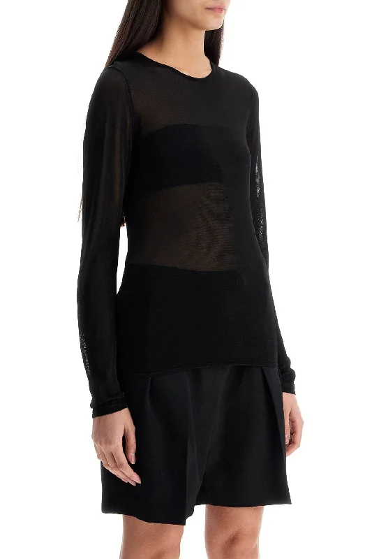 Golden Goose Black Viscose Sweater With Small Metallic Applications Elasticated Padded Insulated Golden Goose Black Viscose Sweater With Small Metallic Applications Elasticated Padded Insulated