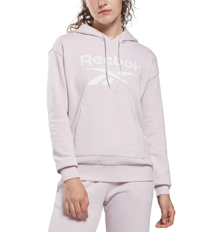 Reebok Womens French Terry Hoodie Hoodie with Toggle Buttons Decorative Unique