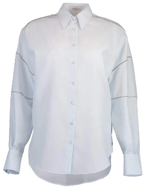 Monili Embroidered Sleeve Blouse Vintage Lace Blouse
