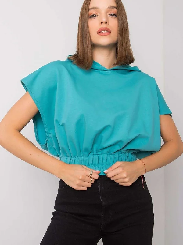 Sweatshirt Fancy Hoodie with Button Classic Timeless