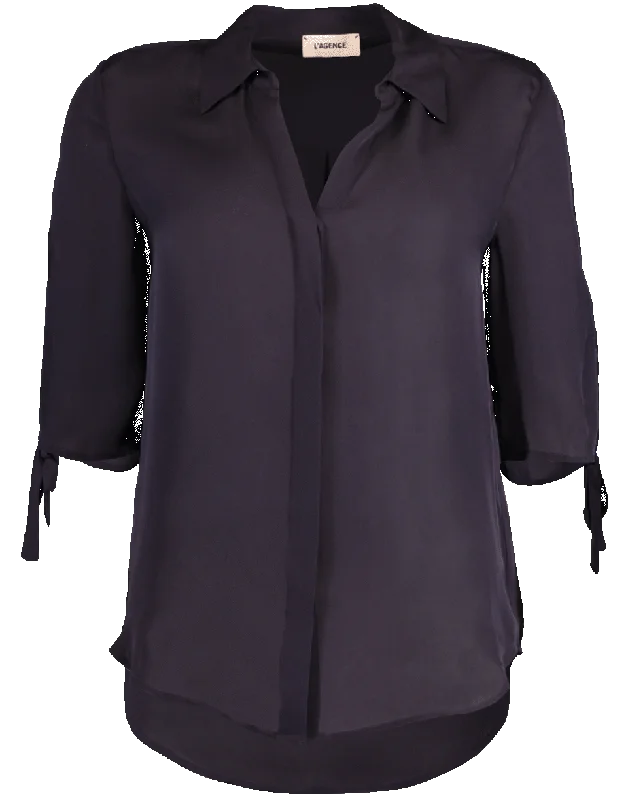 Isa Blouse Frilled Cuff Blouse