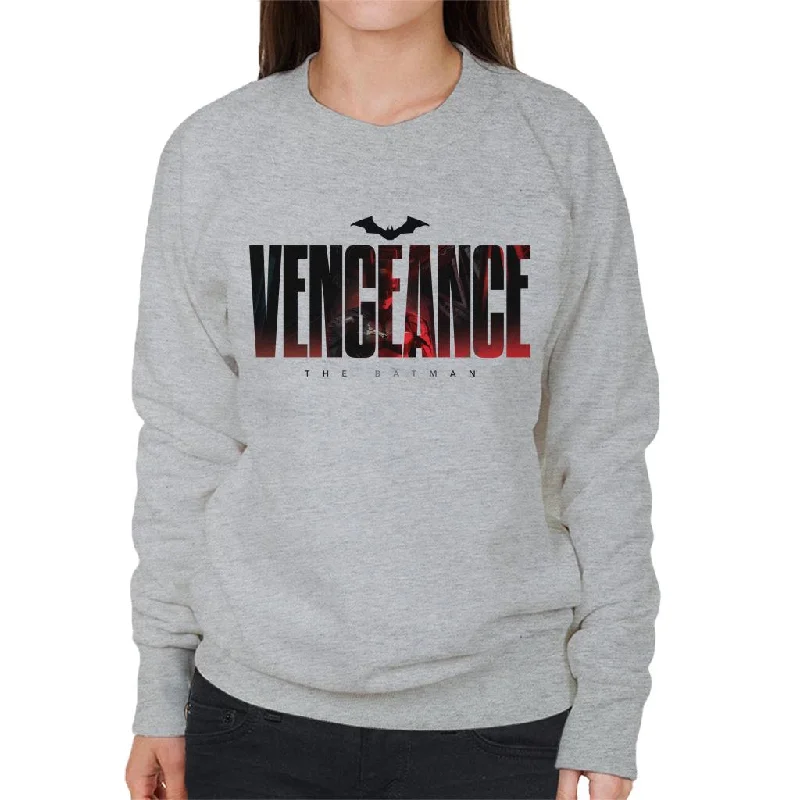 The Batman Looking For Vengeance Women's Sweatshirt Hoodie with Slit Hem Functional Movement The Batman Looking For Vengeance Women's Sweatshirt Hoodie with Slit Hem Functional Movement