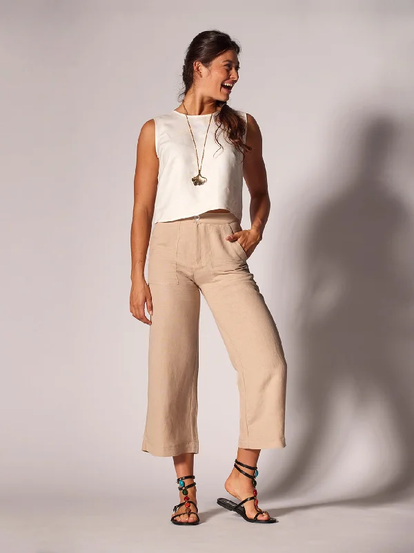 Sunshine Linen Persephone Pant Formal Dress Pants