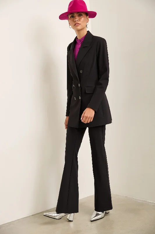 Long Sport Chic flared pant Trendy Wide-Leg Pants