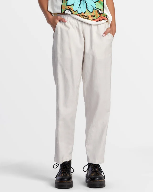 New Yume Beach Pants - Latte Stylish Slim Trousers