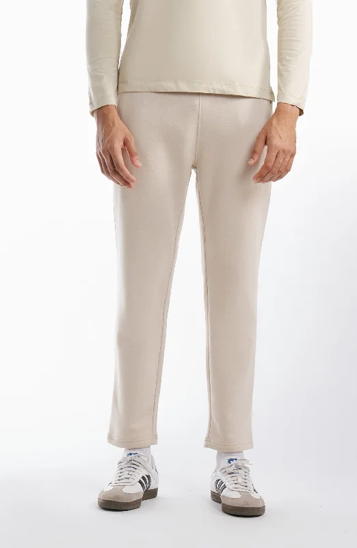 Fleece Joggers Pants - Sand Classic Flared Pants