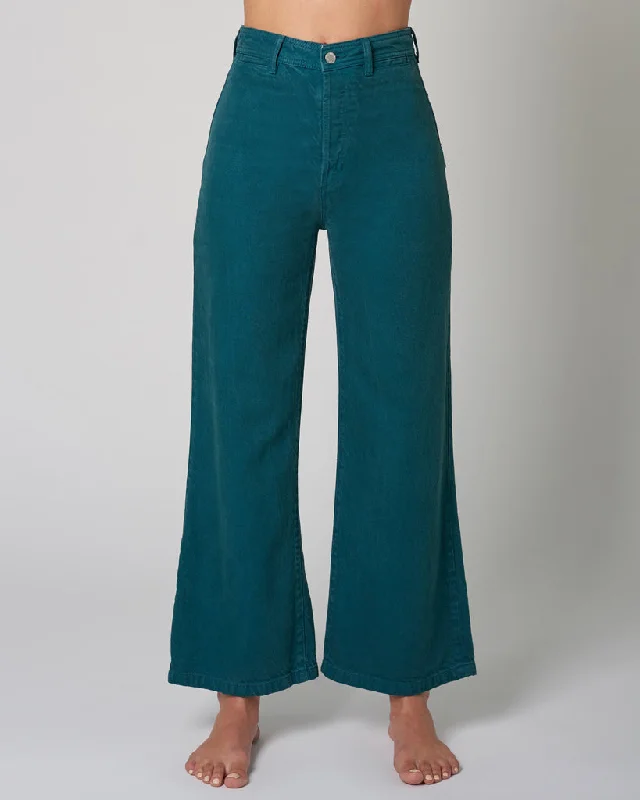 Sailor Pant Lyocell - Forest Soft Stretch Trousers