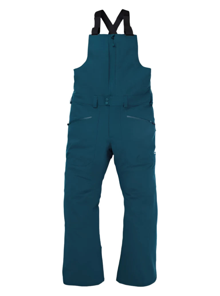 Burton Reserve Bib Pant 2025 Trendy Wide-Legged Trousers