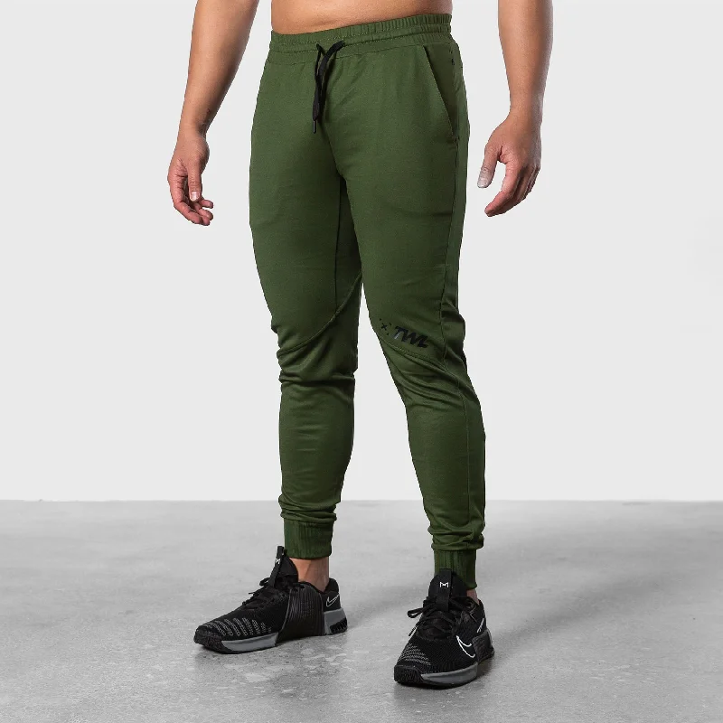 TWL - TACTICAL PANTS - DARK KHAKI Chic Faux Leather Pants