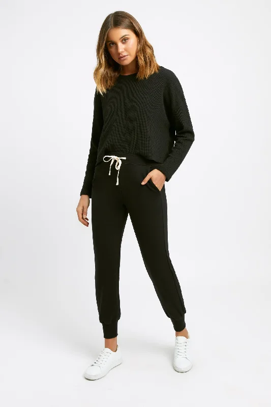 Contrast Track Pants Stretch Fit Pants