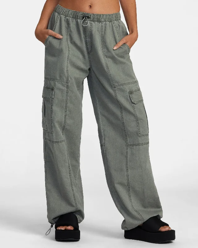Stowaway Cargo Pants - Olive Classic Pleated Pants