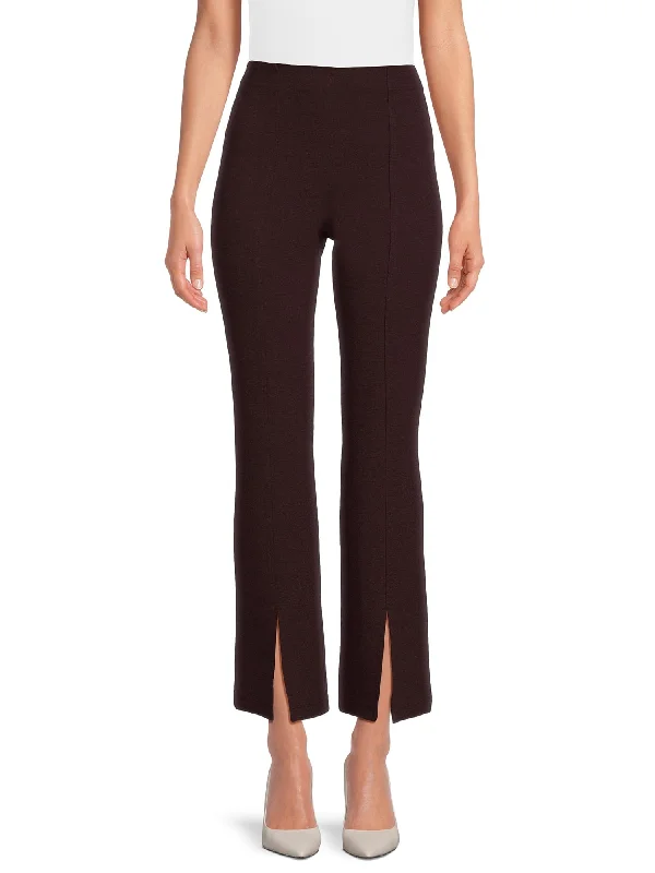 Time and Tru Women's Flare Ponte Pants, 30" Inseam for Regular Casual Yoga Pants