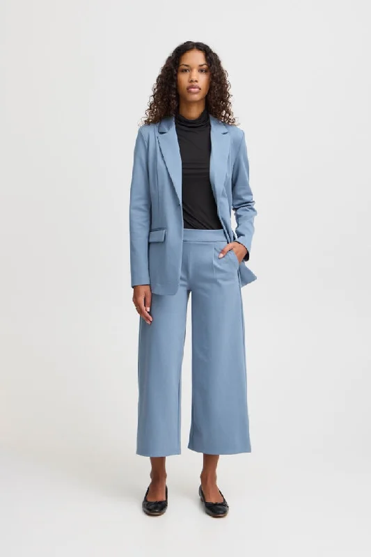 Kate Sus Wide Pant - Blue Mirage Trendy Palazzo Pants