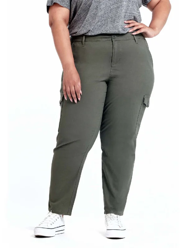 A3 Denim Women's Plus Size Utility Pants Casual Track Pants