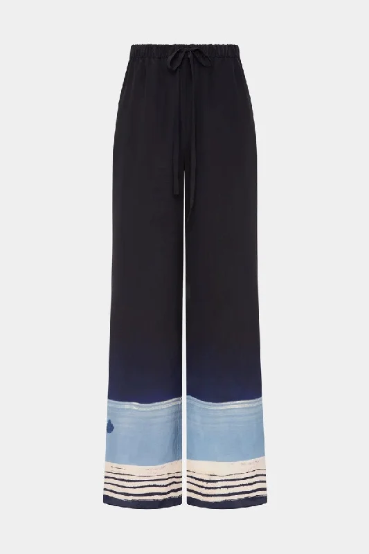 MARINER PANT-SHORELINE STRIPE Fashionable Button-Up Pants