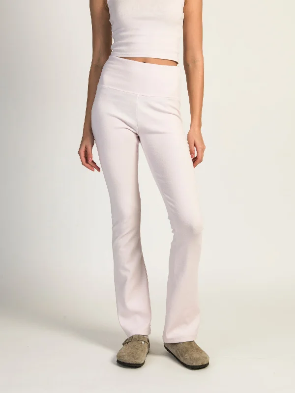 HARLOW MANDY PANT - BABY PINK Chic Slim Fit Pants
