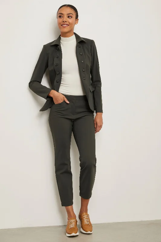 Sport Chic pant with elastic cuff Soft Wool Pants