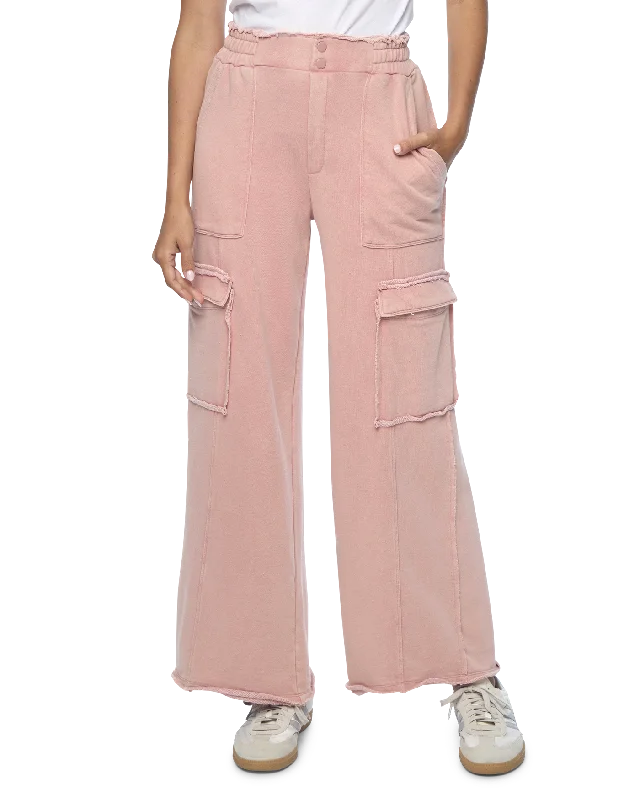DOLLY FRENCH TERRY CARGO PANT Comfortable Fleece Pants