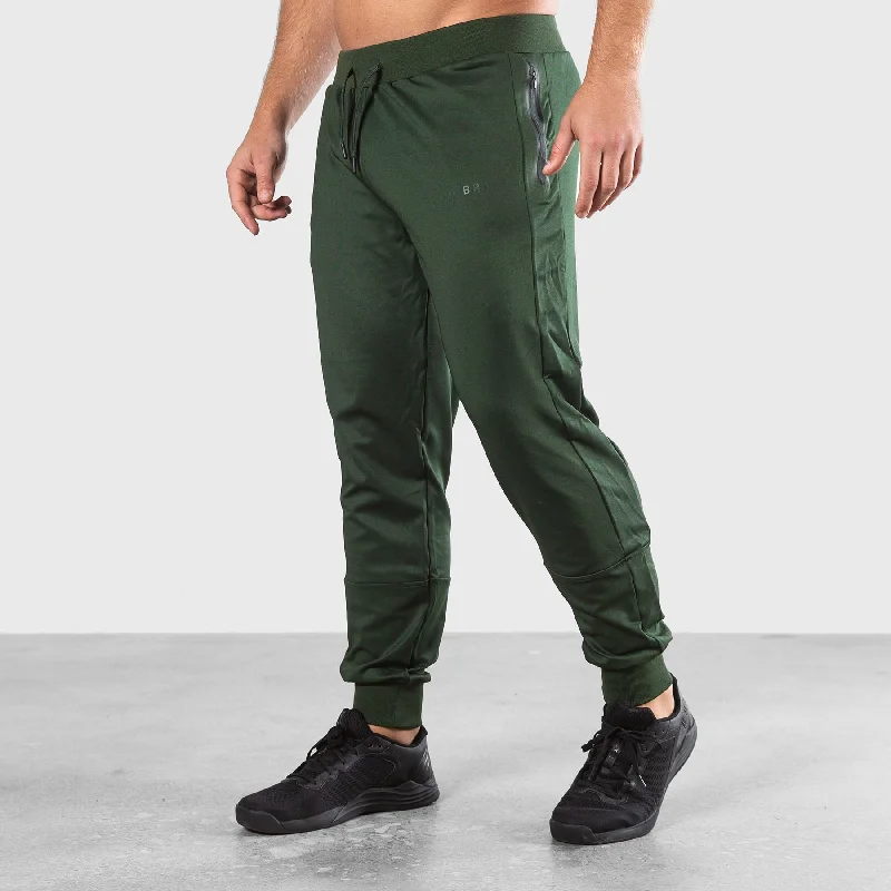 THE BRAVE - MEN'S ADAPT PANTS - DARK OLIVE Comfortable Jogging Pants